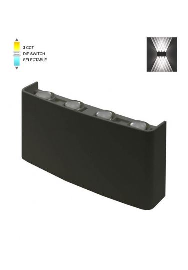 BINO-4 8W IP65 CCT BLACK