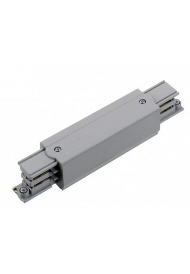 stredový napájač 3-fázovej lišty sivý